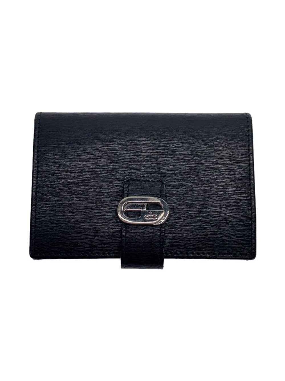 Gucci Card Case Wallet Leather Black